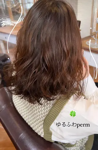 ミディアム パーマ Topstylist YUKIのヘアスタイル