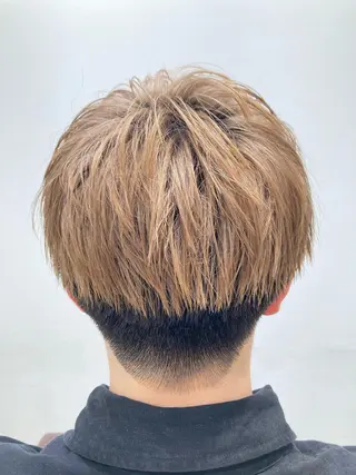 ショート メンズ 鈴木 翔偉のヘアスタイル