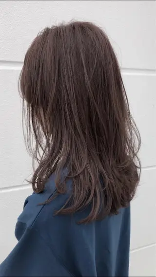 セミロング カラー クドウレイ fifth渋谷のヘアスタイル