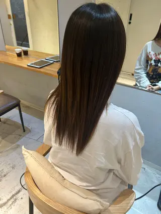 セミロング 小川 優美のヘアスタイル