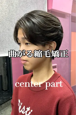 ショート パーマ メンズ メンズスタイリスト 前田雄輝のヘアスタイル