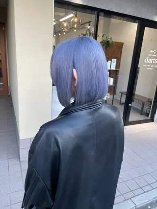 ミディアム カラー マツダ レンのヘアスタイル