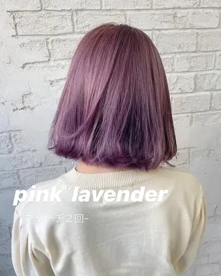 ミディアム カラー オリーブ/アッシュ やわらか透明感カラーのヘアスタイル