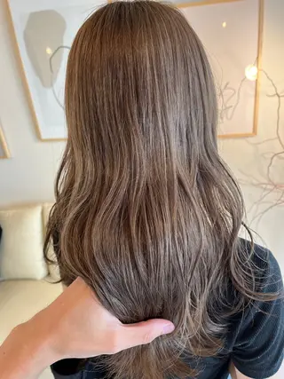 セミロング ダメージレス◎東区/ 艶カラー💫/斉藤拓のヘアスタイル