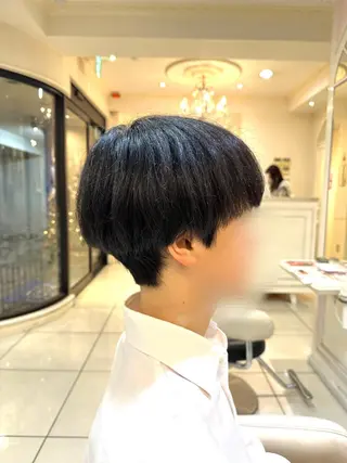メンズ ツヤ重視 ワンカラー🫧Mioのヘアスタイル