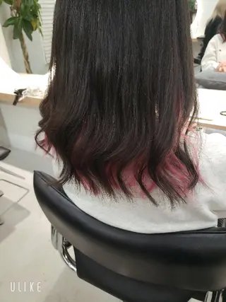 セミロング 透明感カラー×髪質改 善✨️町田築✨️のヘアスタイル