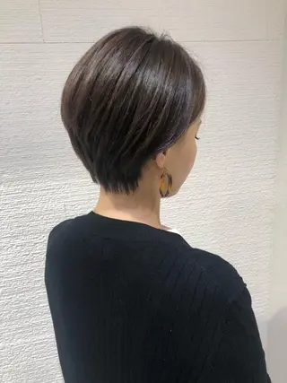 ショート 三鷹で1番ショート ボブをカットする新谷のヘアスタイル