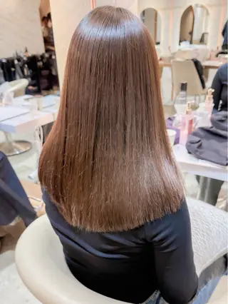 ミディアム カラー パーマ ボブ/ショート/ 縮毛矯正⚜️工藤昴のヘアスタイル