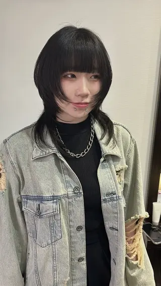 セミロング 🐺YuTo🐺カラ ーリスト/Aujuaのヘアスタイル