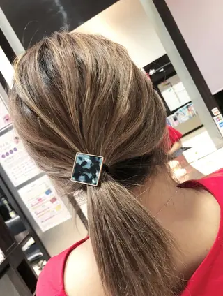 セミロング 手塚 亮汰のヘアスタイル