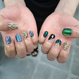 ネイル Nail mood デザイン持ち込みokのネイルデザイン