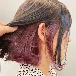 ショート カラー 岡野 静華のヘアスタイル
