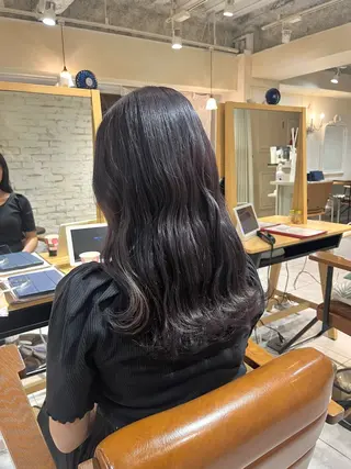 カラー 清水 菜花のヘアスタイル