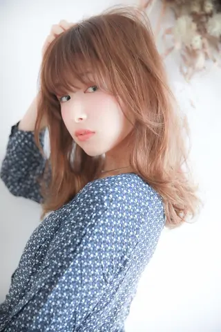 ミディアム カラー マツエク・マツパ 横浜Bob美容師🤎 ERINAのヘアスタイル