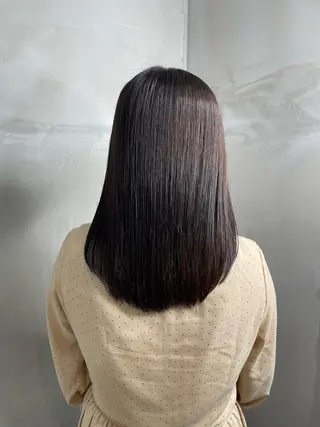 カラー 益 佑夏のヘアスタイル