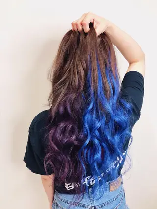 カラー 🦖店長🦖pino #しのだスペシャルのヘアスタイル