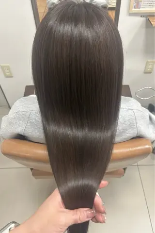 セミロング カラー 頭皮×髪質改善 透明感カラー💎中村のヘアスタイル