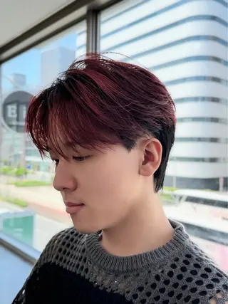 カラー メンズ 韓国メンズ特化 土屋 光太郎のヘアスタイル