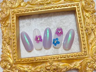 ネイル マジック ミラーのネイルデザイン