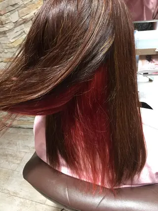ロング カラー cherir髪質改善 パーソナルカラー診断のヘアスタイル