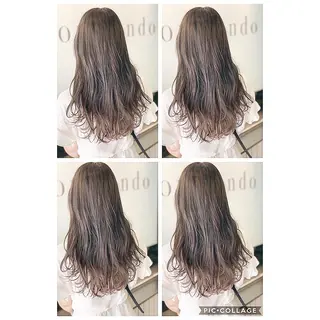 ロング 元重 宣博のヘアスタイル