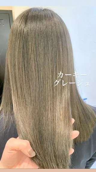 ミディアム カラー 似合わせカラー/艶 髪質改善/ヨシザキのヘアスタイル