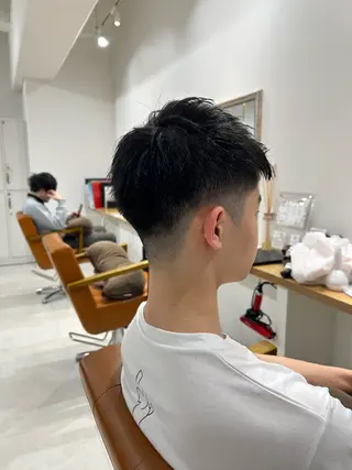 ショート メンズ 山﨑 燦人のヘアスタイル