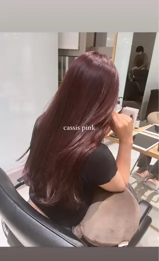 ロング カラー MAYU/上質ハイト ーン/レイヤーのヘアスタイル