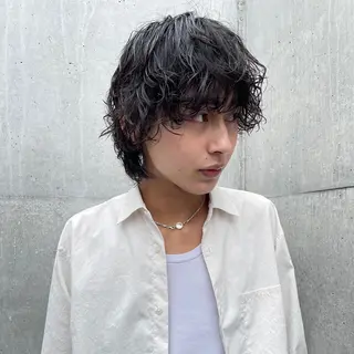 パーマ メンズ MAI🦎 無造作パーマ メンズのヘアスタイル