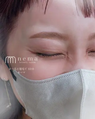 アイブロウ nema ネーマ ナミコのマツエク・マツパデザイン