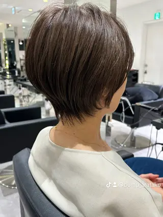 ショート 大人ショート特化/ カットモデル/表参道のヘアスタイル