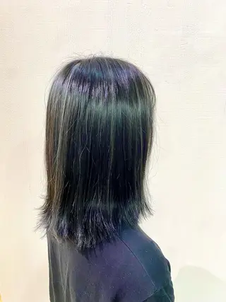 カラー 杉森 蘭琉のネイルデザイン