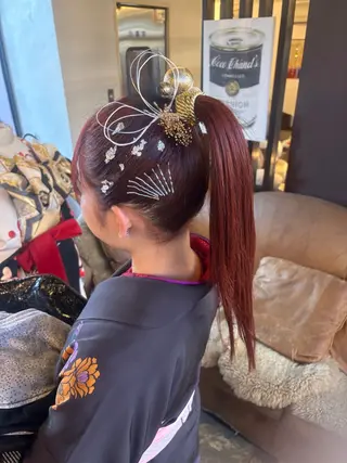 ヘアアレンジ NAGONSTYLE 田村　莉生のヘアスタイル