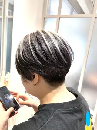 ショート 似合わせボブ🫧 丸みショート藤本のヘアスタイル