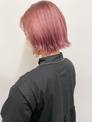 ショート カラー ヘアアレンジ cherir髪質改善 パーソナルカラー診断のヘアスタイル