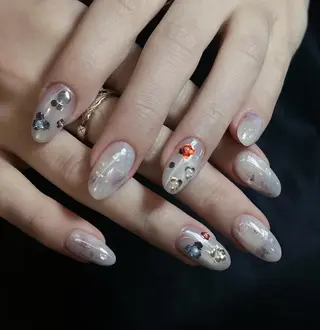 ネイル By moonネイル 🌷ワンホン/韓国風のネイルデザイン