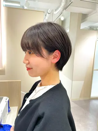 ショート 江崎 良のヘアスタイル