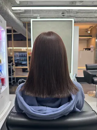 ミディアム カラー 吉満 翔のヘアスタイル