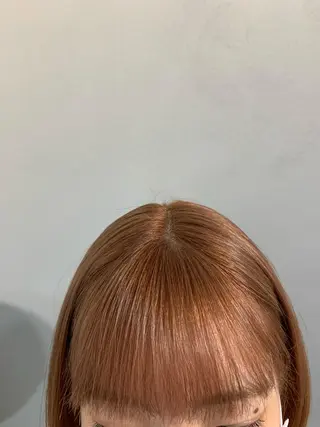 ミディアム カラー パーマ ボブパーマコテ巻き風 パーマNo1深江秀平のヘアスタイル