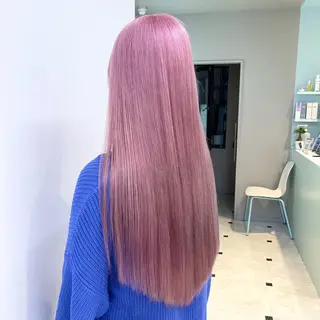 ロング カラー ハイトーン/韓国 レイヤー/るか🎀のヘアスタイル