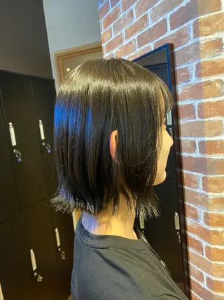 ショート カラー 透明感カラー/韓国 ヘア🩶yuri🩵のヘアスタイル