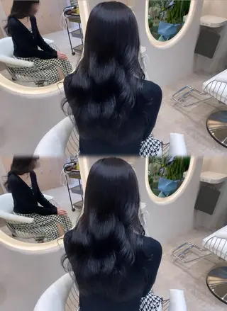 ロング 上品♡韓国レイヤー ‎🤍のの‎🤍のヘアスタイル