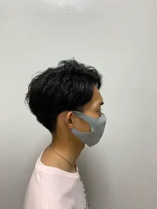 パーマ メンズ 韓国風ベージュ🤎 赤みなし🌿横浜🤎のヘアスタイル