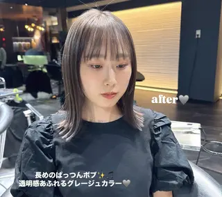 ショート 韓国艶髪/透明感 カラー/ひなののヘアスタイル