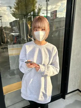 ミディアム カラー 一ノ瀬 暁のヘアスタイル