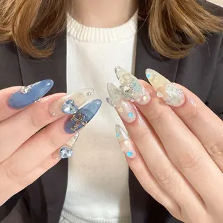 ネイル 🍄Rina🍄 韓国風ネイルのネイルデザイン