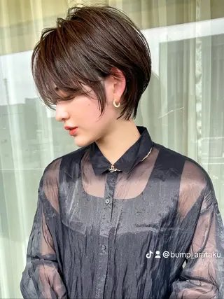 ショート 大人ショート特化/ カットモデル/表参道のヘアスタイル