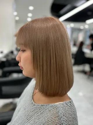ミディアム 透明感💕今っぽ似合 わせ𝐍𝐨. 𝟏のヘアスタイル