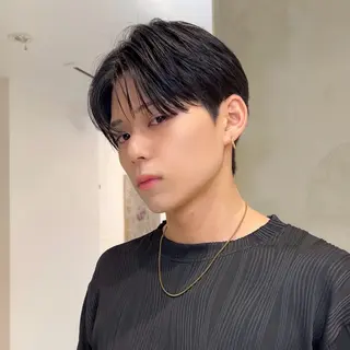 ショート パーマ メンズ 岡田大志🇰🇷 中/韓メンズヘアのヘアスタイル