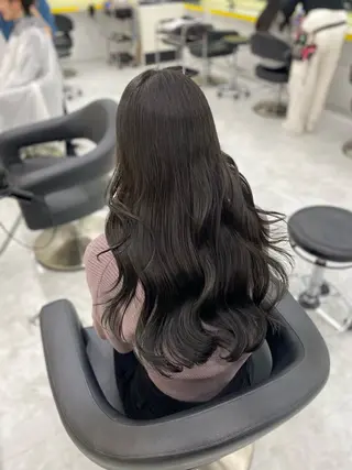 セミロング カラー パーマ ヘアアレンジ メンズ キッズ 💖横浜ブリーチなし 💖MIHOのヘアスタイル